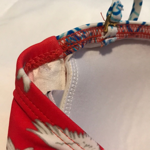 Orange bikini with white birds - Picture 4 of 4